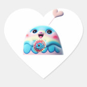 Cœur Sticker Lil Ghost - Bloom Guardian (Devant)