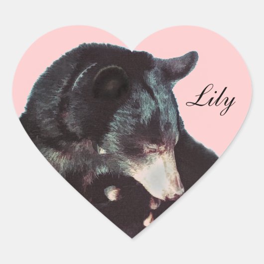 Cœur Sticker Lily Heart (Devant)