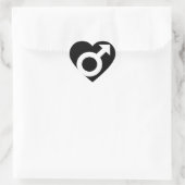 Cœur Sticker Love Female (Sac)