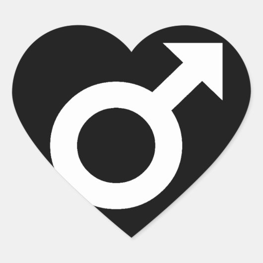 Cœur Sticker Love Female (Devant)
