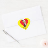 Cœur Sticker Love You (Enveloppe)