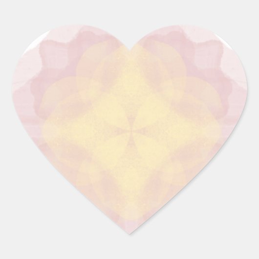 Cœur Sticker mandala (Devant)