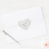 Cœur Sticker Mariage de coeur Bismillah Gold Design (Enveloppe)