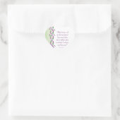 Cœur Sticker Mariage de devis Darcy (Sac)