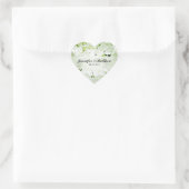 Cœur Sticker Mariage Hydrangea Heart (Sac)