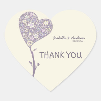 Cœur Sticker Mariage Love Tree