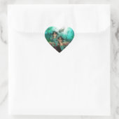 Cœur Sticker Mermaid Twins (Sac)