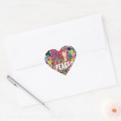 Cœur Sticker Peace Heart (Enveloppe)