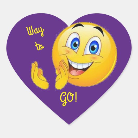 Cœur Sticker pour aller (Devant)