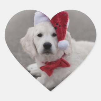 Cœur Sticker pour chiot réducteur d'or