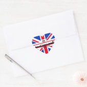 Cœur Sticker pour drapeau London Eye Union Jack (Enveloppe)