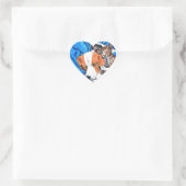 Cœur Sticker pour l'amour secourt - Compagnons de chien (Sac)