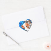 Cœur Sticker pour l'amour secourt - Compagnons de chien (Enveloppe)