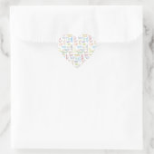 Cœur Sticker pour l'anniversaire du 11 mars (Sac)