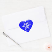 Cœur Sticker pour le coeur de la neige (Enveloppe)