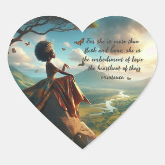 Cœur Sticker pour les bénédictions familiales