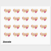 Cœur Sticker pour les pavots (Feuille)