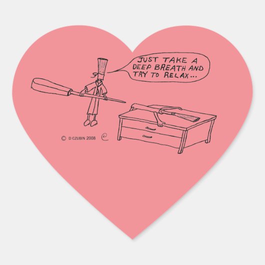 Cœur Sticker profond du coeur du souffle (Devant)