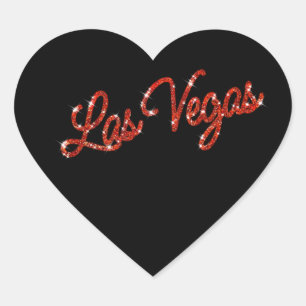 Cœur Sticker Red Las Vegas