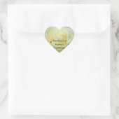 Cœur Sticker Rose_ blanc (Sac)