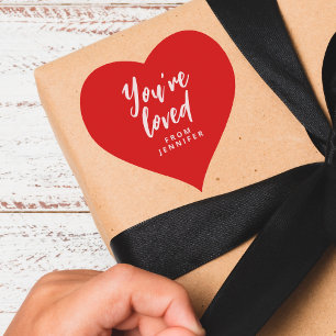 Cœur Sticker rouge coeur et amour de la Saint-Valentin