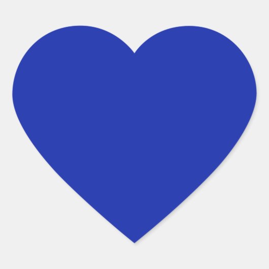 Cœur Sticker Royal Blue Heart (Devant)