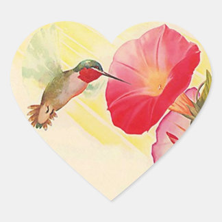 Cœur Sticker Ruby Throoisse @ Jardin des Fleurs