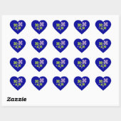 Cœur Sticker shamrock (Feuille)