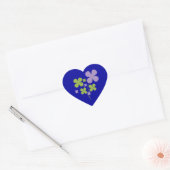 Cœur Sticker shamrock (Enveloppe)
