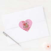 Cœur sticker spotted animal (Enveloppe)