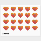 Cœur Sticker squelette (Feuille)