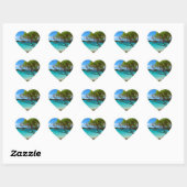 Cœur Sticker St. John Heart de Cinnamon Bay (Feuille)