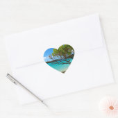 Cœur Sticker St. John Heart de Cinnamon Bay (Enveloppe)