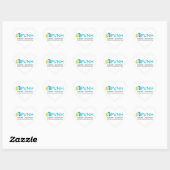 Cœur Sticker - Support et sensibilisation PVNH (Feuille)