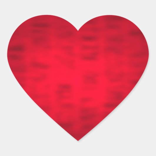 Cœur Sticker texturé rouge (Devant)