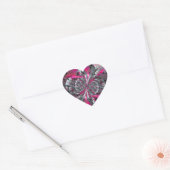 Cœur Sticker triangle Signaux mixtes (Enveloppe)