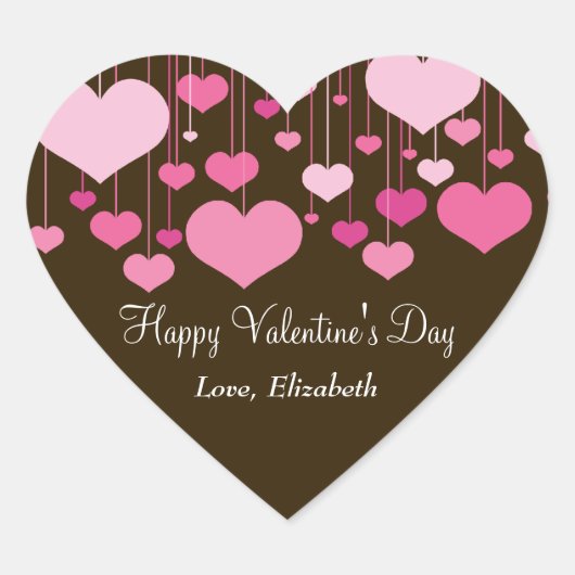 Cœur Sticker Valentine (Devant)