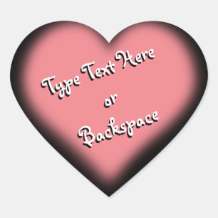Cœur Sticker Valentine Love Sticker Personnaliser