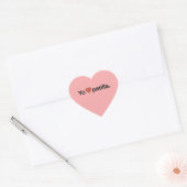 Cœur Sticker Yo amo Patilla (Enveloppe)