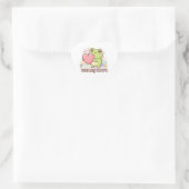 Cœur Take My Heart Frog Sticker Cute Frog Giving Heart  (Sac)