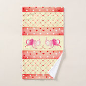 Coeur tendance (Serviette à main)