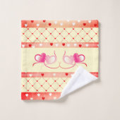 Coeur tendance (Gant de toilette)