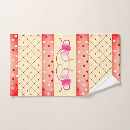 Coeur tendance (Serviette à main)