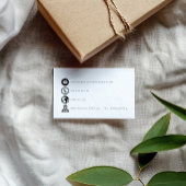 Coeur tiré à la main merci carte de boîtier