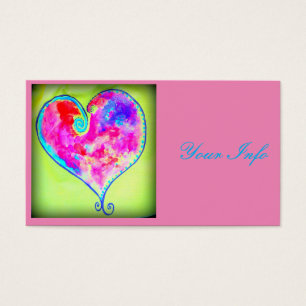 coeur tourbillonnant rose