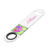 coeur tourbillonnant rose vert (Dos Angle)