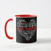 Coeur Transplant Conception originale Mug (Gauche)