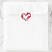 Cœur Valentine Heart Love Sticker (Sac)