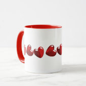 Coeur Valentines Mug (Devant gauche)