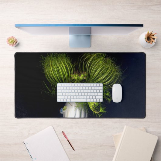 Coeur vert en noir (Bureau 1)